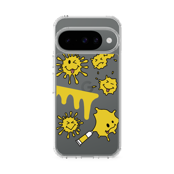 Slim Protection Case［ PAINTING SMILE Yellow ］