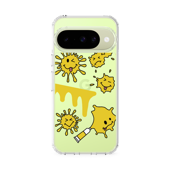 Slim Protection Case［ PAINTING SMILE Yellow ］