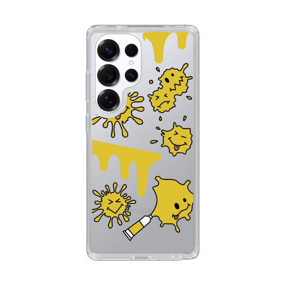 Slim Protection Case［ PAINTING SMILE Yellow ］