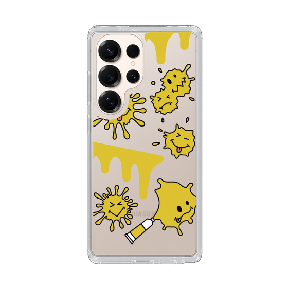 Slim Protection Case［ PAINTING SMILE Yellow ］