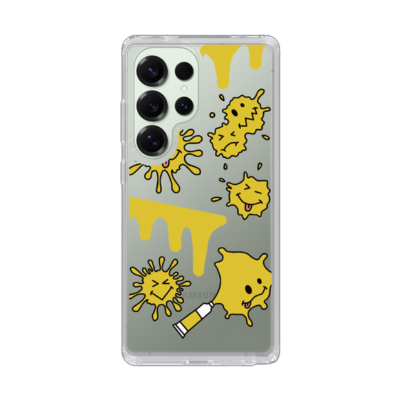 Slim Protection Case［ PAINTING SMILE Yellow ］