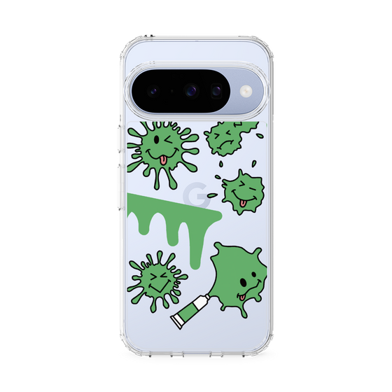 Slim Protection Case［ PAINTING SMILE Green ］