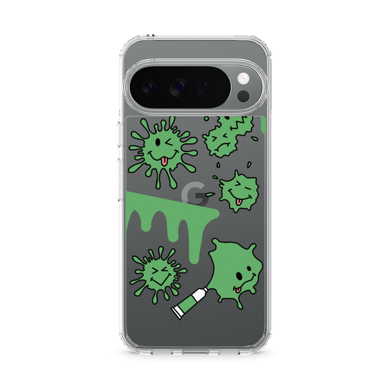 Slim Protection Case［ PAINTING SMILE Green ］