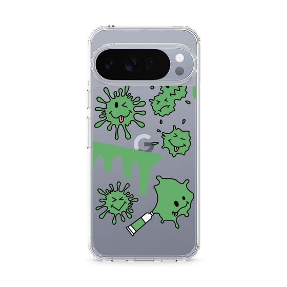 Slim Protection Case［ PAINTING SMILE Green ］