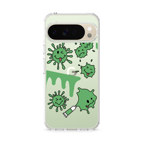 Slim Protection Case［ PAINTING SMILE Green ］