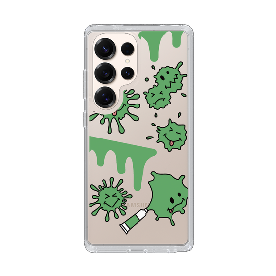 Slim Protection Case［ PAINTING SMILE Green ］