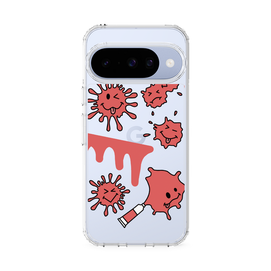 Slim Protection Case［ PAINTING SMILE Red ］
