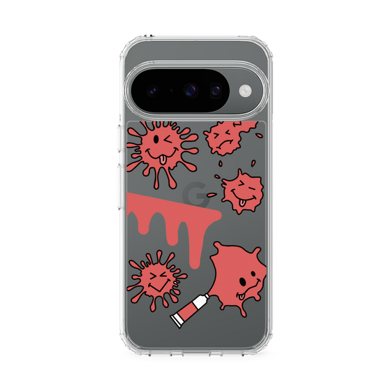 Slim Protection Case［ PAINTING SMILE Red ］