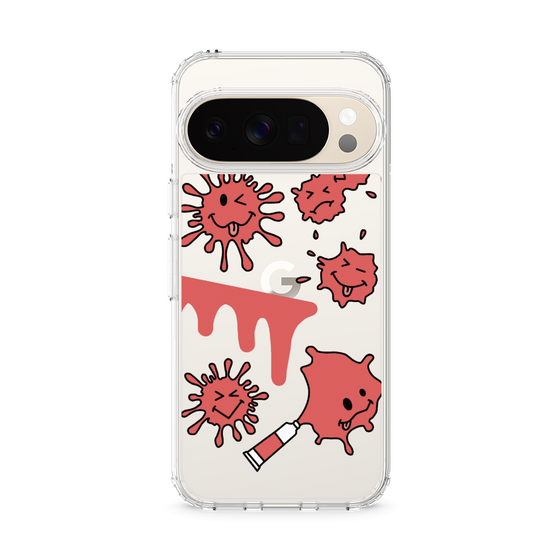 Slim Protection Case［ PAINTING SMILE Red ］