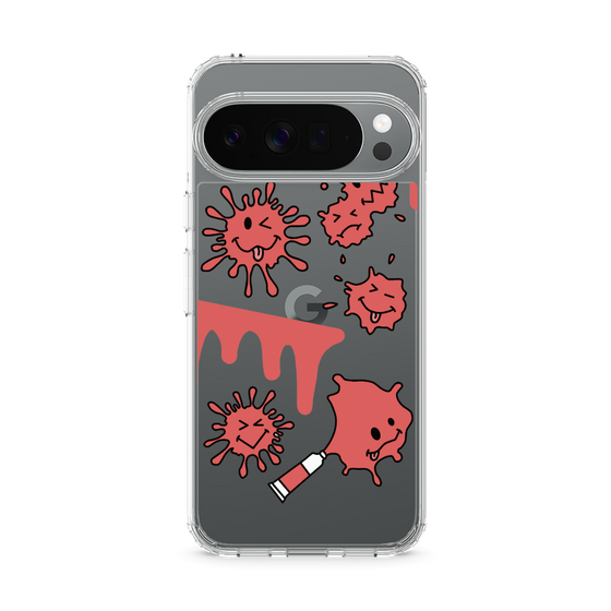 Slim Protection Case［ PAINTING SMILE Red ］