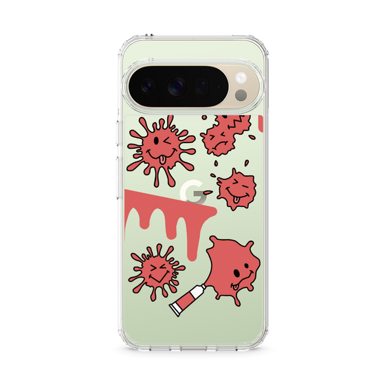Slim Protection Case［ PAINTING SMILE Red ］
