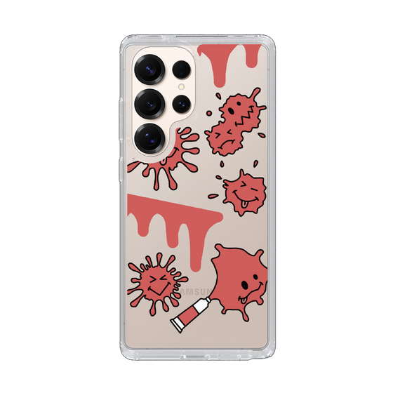 Slim Protection Case［ PAINTING SMILE Red ］