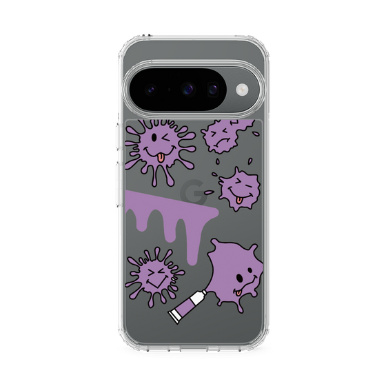 Slim Protection Case［ PAINTING SMILE Purple ］