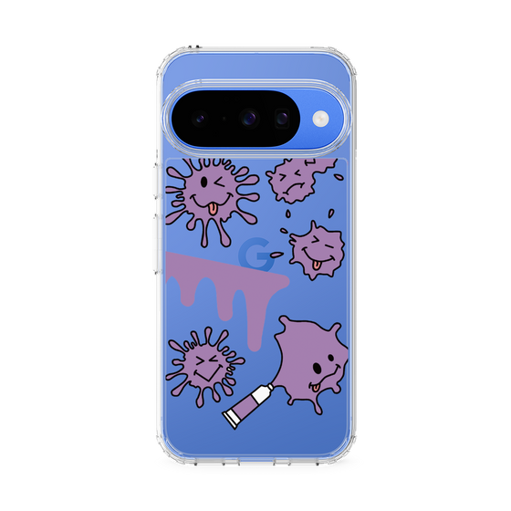 Slim Protection Case［ PAINTING SMILE Purple ］