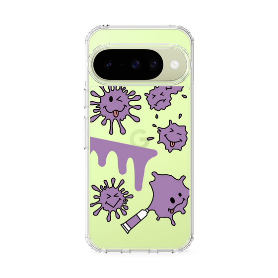 Slim Protection Case［ PAINTING SMILE Purple ］