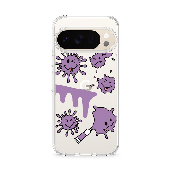 Slim Protection Case［ PAINTING SMILE Purple ］