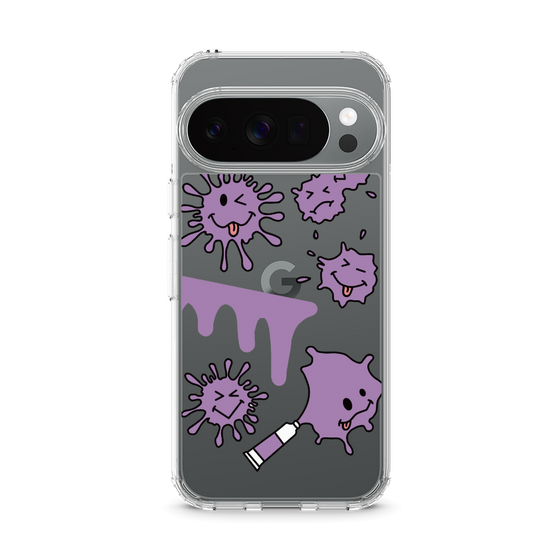 Slim Protection Case［ PAINTING SMILE Purple ］