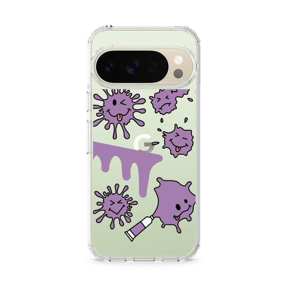Slim Protection Case［ PAINTING SMILE Purple ］