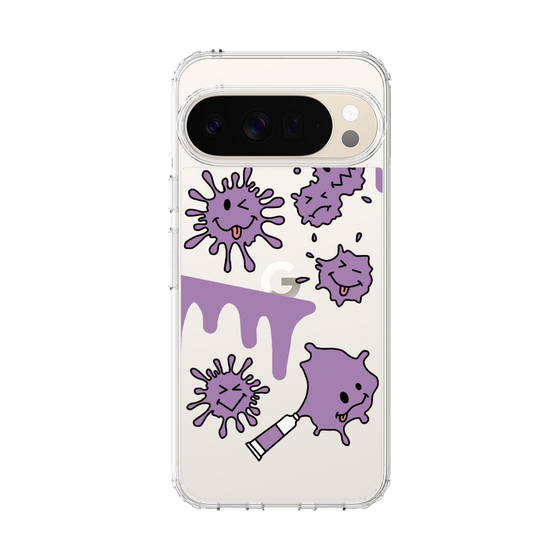 Slim Protection Case［ PAINTING SMILE Purple ］