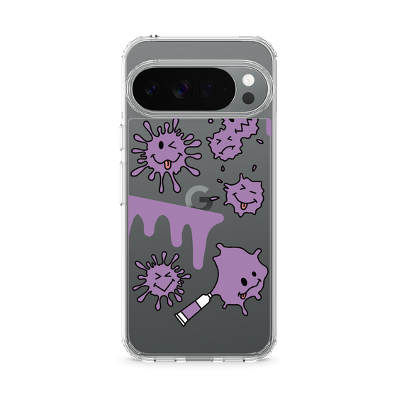 Slim Protection Case［ PAINTING SMILE Purple ］