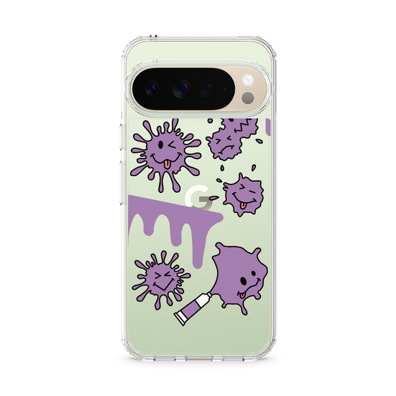 Slim Protection Case［ PAINTING SMILE Purple ］