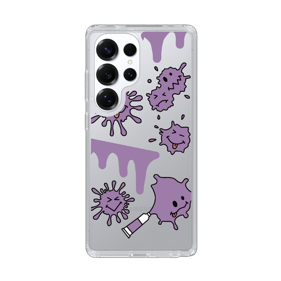 Slim Protection Case［ PAINTING SMILE Purple ］