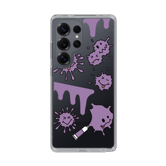 Slim Protection Case［ PAINTING SMILE Purple ］