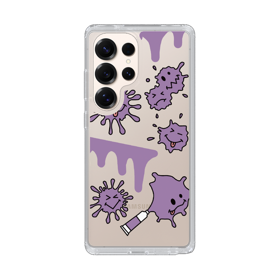 Slim Protection Case［ PAINTING SMILE Purple ］