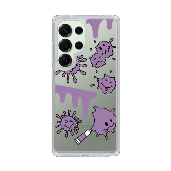 Slim Protection Case［ PAINTING SMILE Purple ］