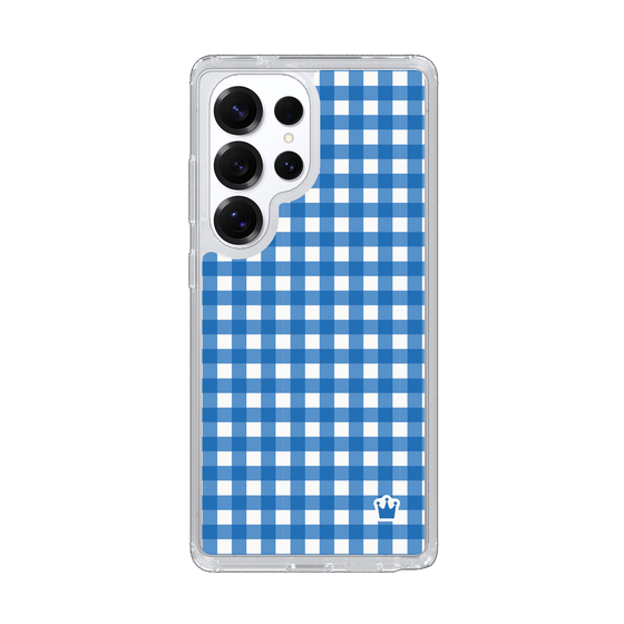 Slim Protection Case［ Checkered Blue ］