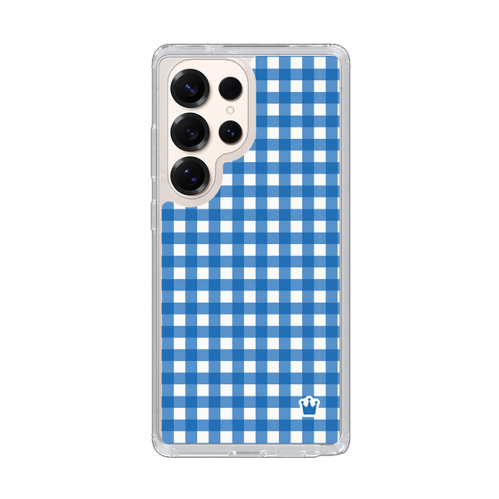 Slim Protection Case［ Checkered Blue ］