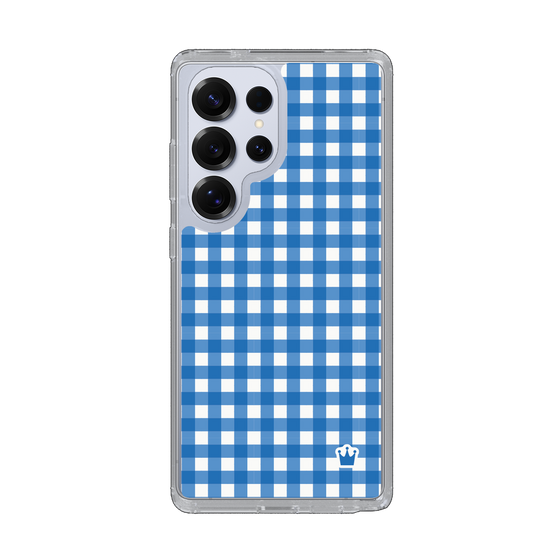 Slim Protection Case［ Checkered Blue ］
