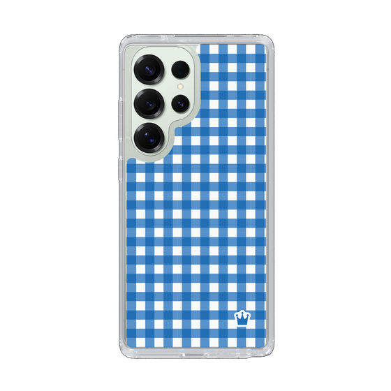 Slim Protection Case［ Checkered Blue ］
