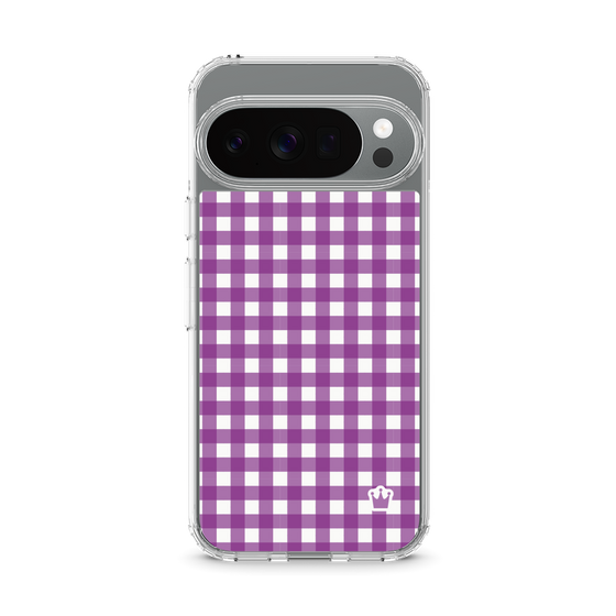 Slim Protection Case［ Checkered Purple ］