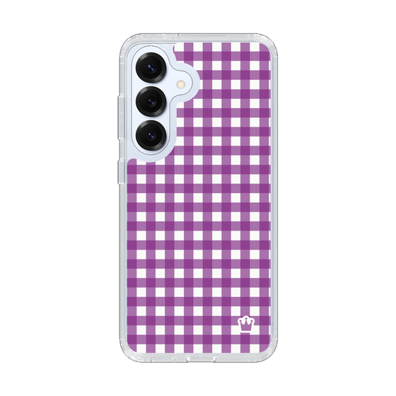 Slim Protection Case［ Checkered Purple ］