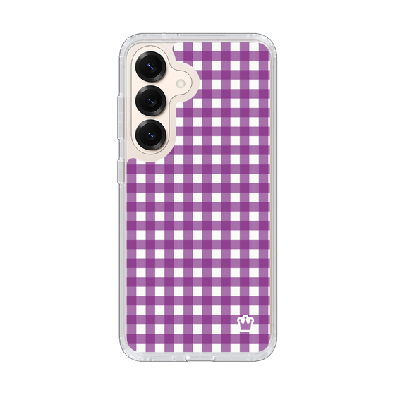 Slim Protection Case［ Checkered Purple ］