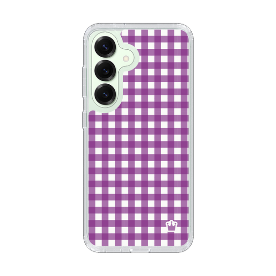 Slim Protection Case［ Checkered Purple ］