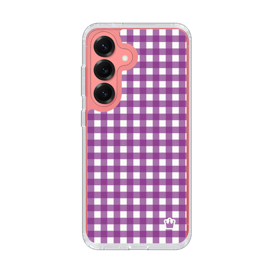 Slim Protection Case［ Checkered Purple ］