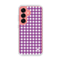 Slim Protection Case［ Checkered Purple ］