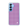 Slim Protection Case［ Checkered Purple ］