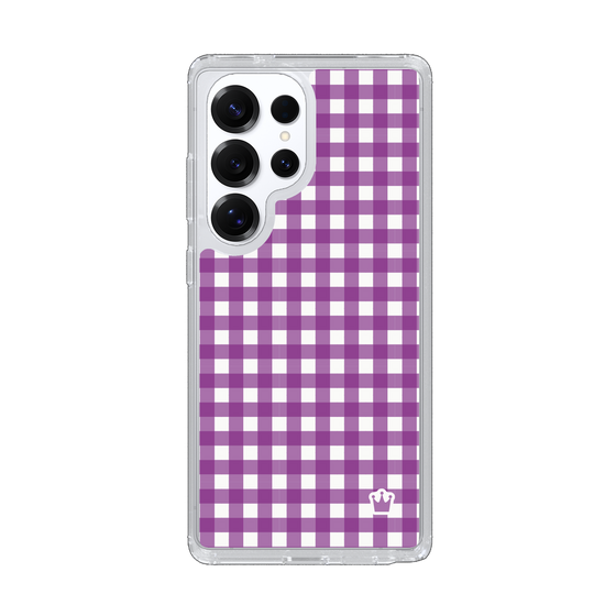 Slim Protection Case［ Checkered Purple ］