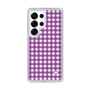Slim Protection Case［ Checkered Purple ］