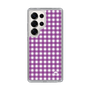 Slim Protection Case［ Checkered Purple ］