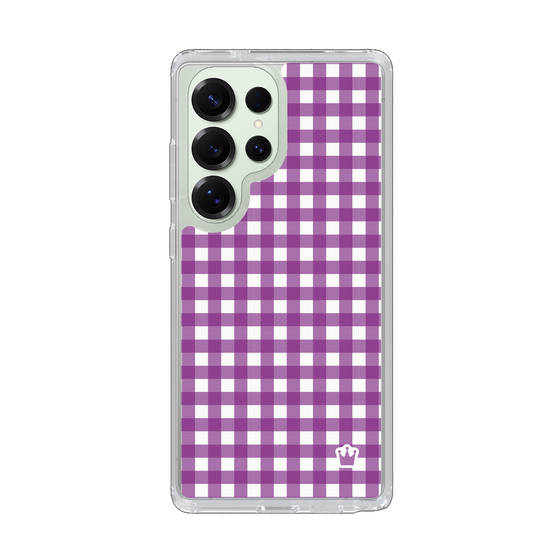 Slim Protection Case［ Checkered Purple ］