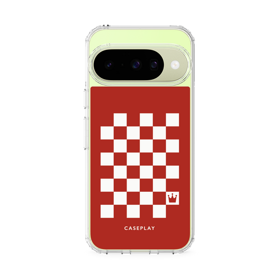 Slim Protection Case［ Racing Checkered Flag Red ］