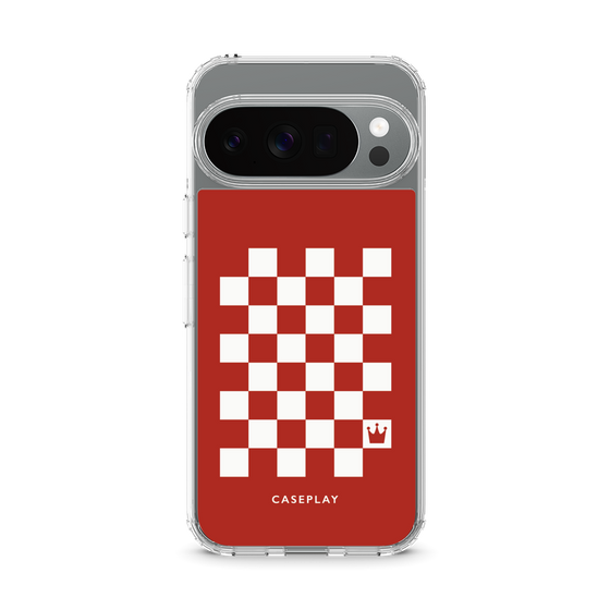 Slim Protection Case［ Racing Checkered Flag Red ］