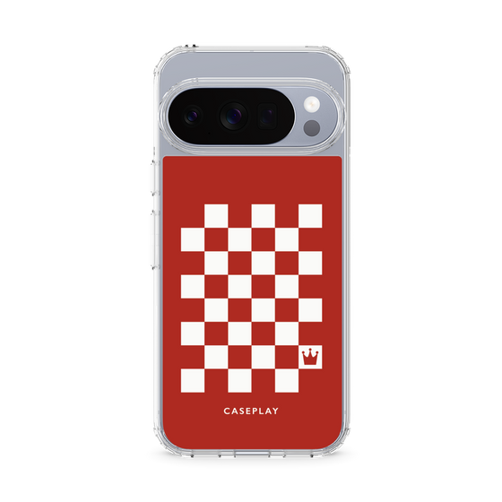 Slim Protection Case［ Racing Checkered Flag Red ］