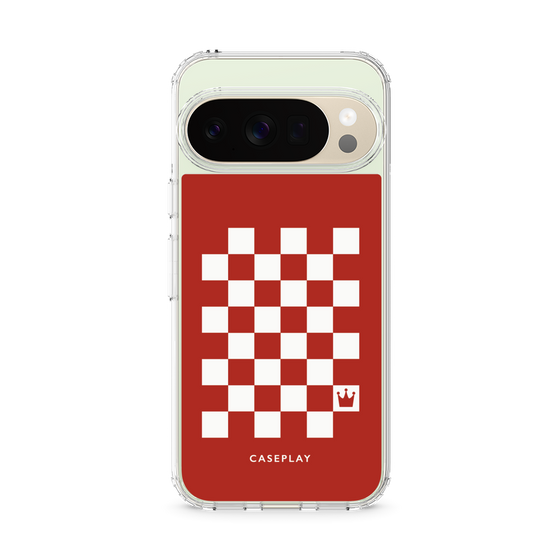 Slim Protection Case［ Racing Checkered Flag Red ］