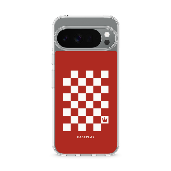 Slim Protection Case［ Racing Checkered Flag Red ］