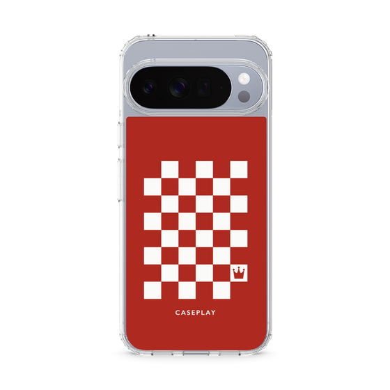 Slim Protection Case［ Racing Checkered Flag Red ］